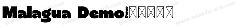 Malagua Demo字体转换